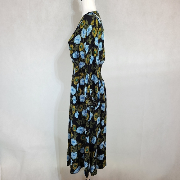 NEW-Sandro Fraternite Embellished Floral Dress, Size 36 - Picture 5 of 10